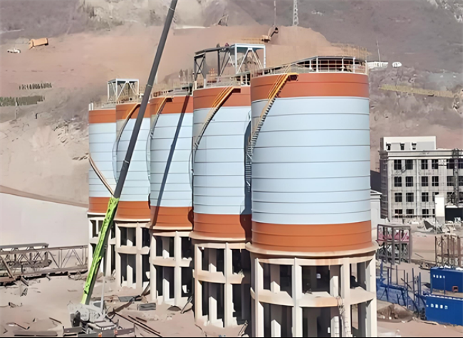 洛扎高架钢板仓