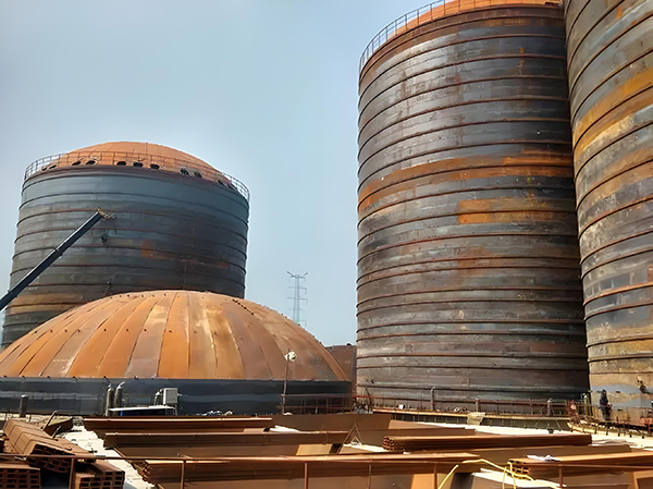 洛扎焦粉钢板仓